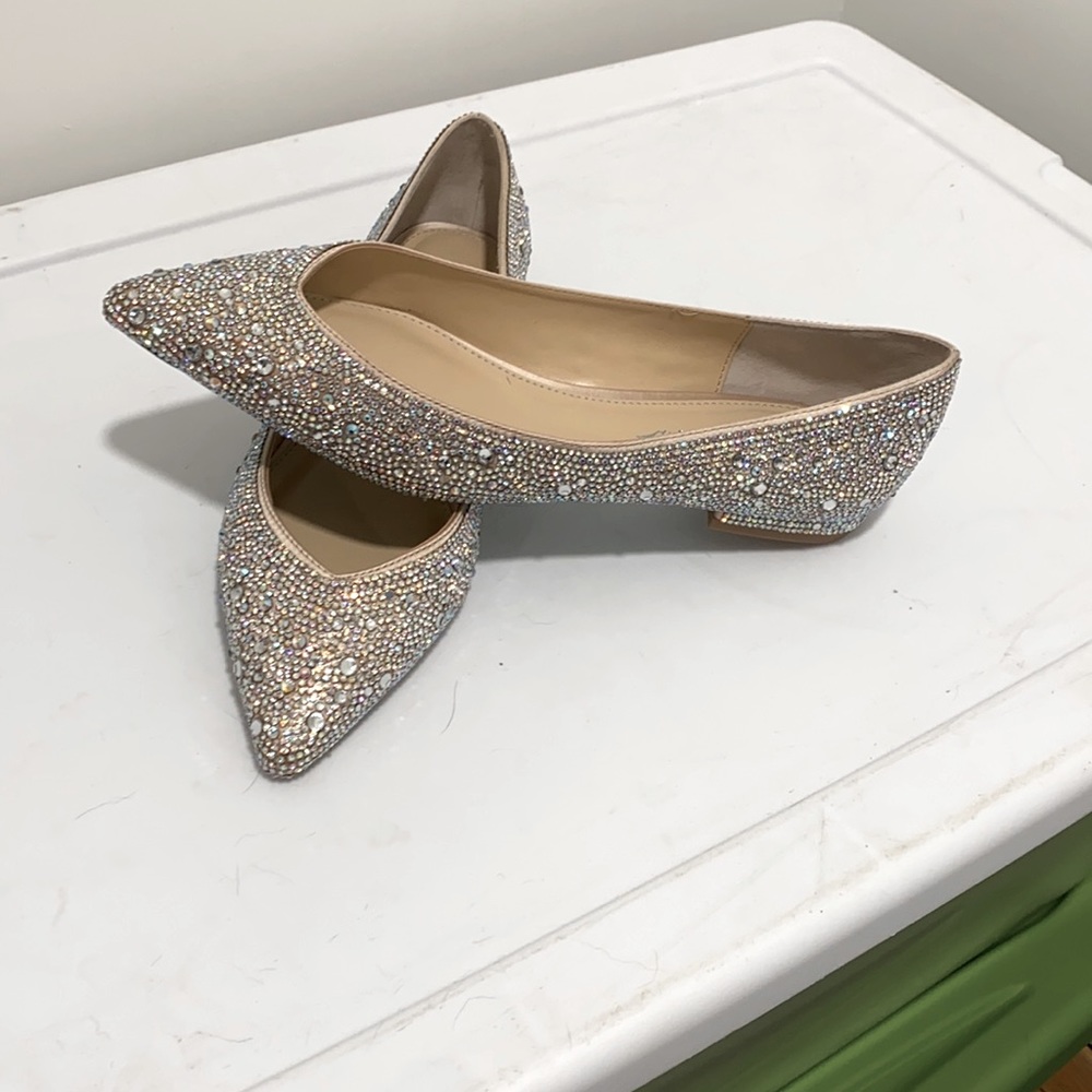 Betsy Johnson sparkly flats